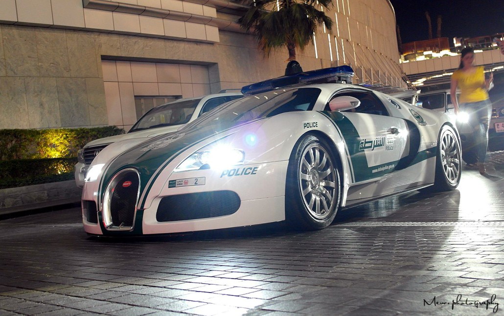 Bugatti Veyron police car