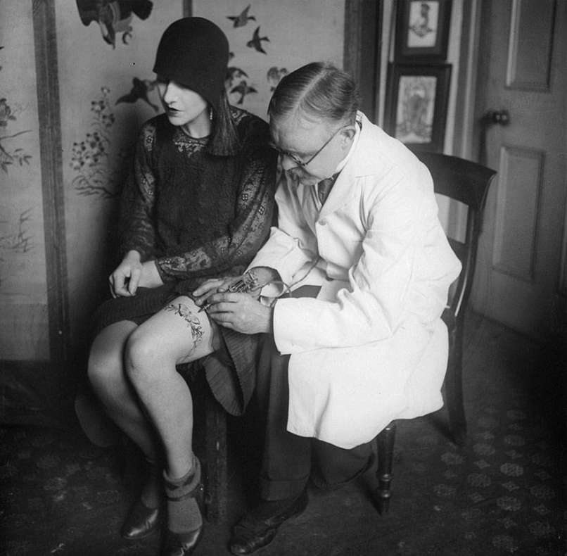 King of Tattooists George Burchett in the 1930s