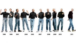 Steve Jobs Dressing down