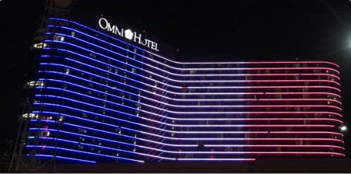 The Omni Hotel in Dallas, U.S.A.