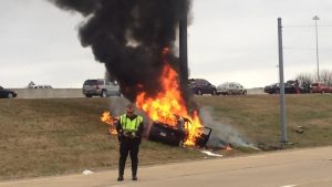 Major Car Fire in Memphis